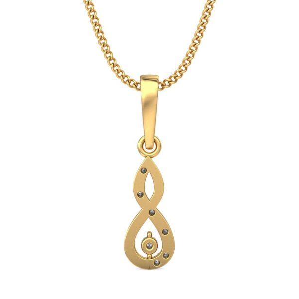 Avarta Jewellery Infinity Pendant With Lab Grown Diamond - Image 4