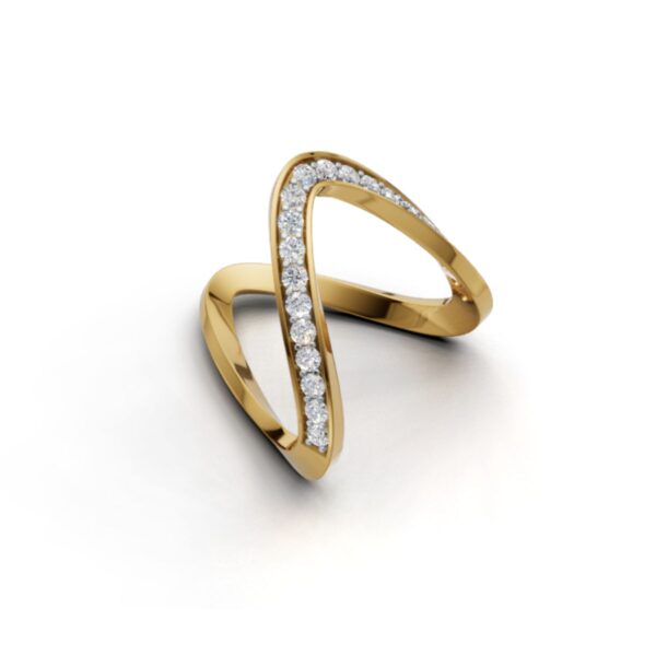Avarta 18k Gold Aishwarya Diamond Ring - Image 3