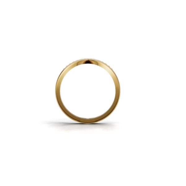 Avarta Shimmering Gold Lab Diamond Ring - Image 4