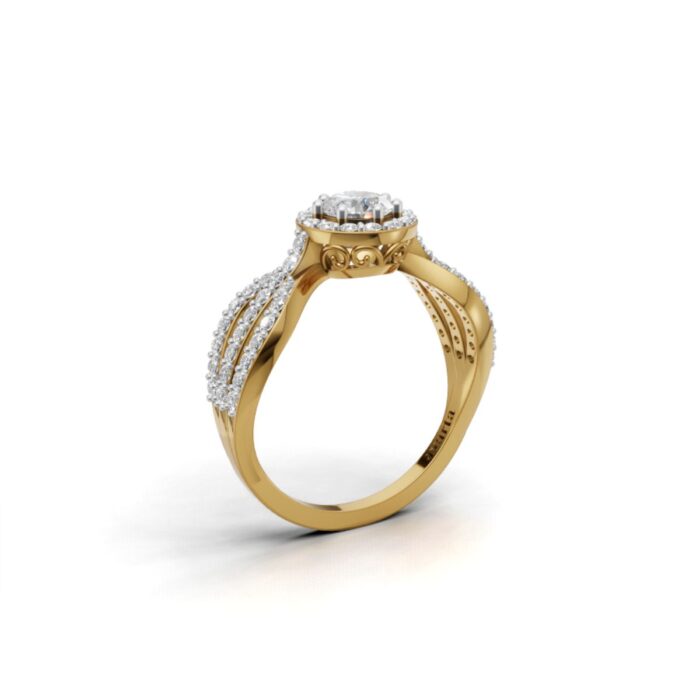 Avarta Glamour Gold Lab Diamond Ring - Image 5