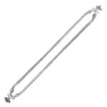Avarta Sterling Silver Oxidized Anklet for Girls & Women