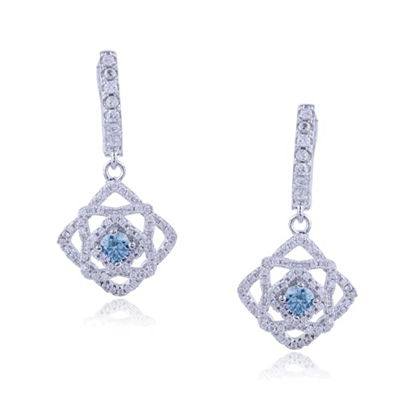 Avarta Jewellery Sterling Silver Blue Tourmaline Pendant Set With Chain - Image 4