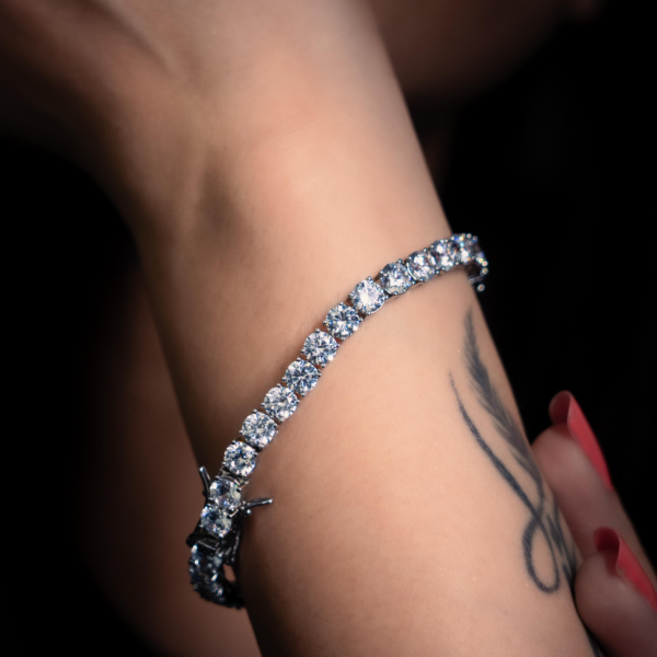 Avarta Jewellery 92.5 Sterling Silver 50 Cents Each Tennis Bracelet for Girls & Women - Image 5