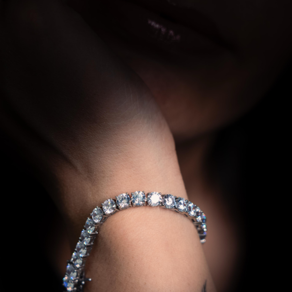 Avarta Jewellery 92.5 Sterling Silver 50 Cents Each Tennis Bracelet for Girls & Women - Image 6