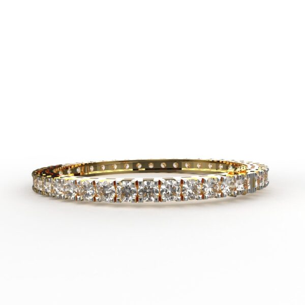 Avarta Jewellery 92.5 Sterling Silver 50 Cents Diamond Bangle - Single Pcs - Image 4