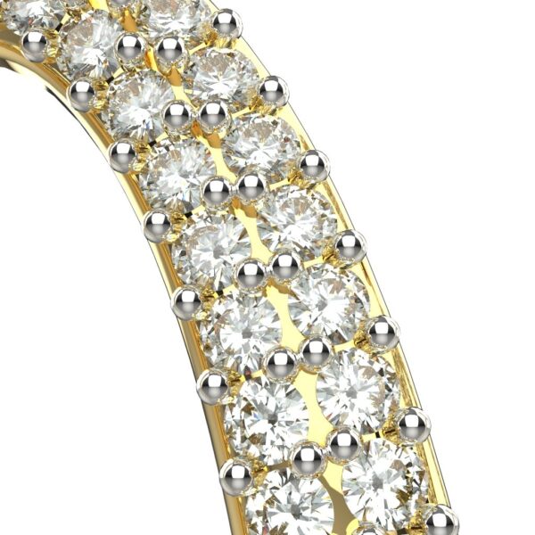 Avarta 18k Cosmic Moissanite Earring For Girls & Women - Image 4