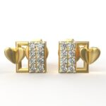 Avarta Jewellery 18K Hallmarked Gold With Certified Diamonds Earrings For Girls & Women