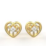 Avarta Jewellery 18K Hallmarked Gold Certified Diamond Studs Earring For Kids, Girls & Women