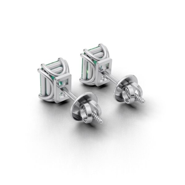 Avarta Jewellery Sterling Silver Ruby Emerald Earrings - Image 11