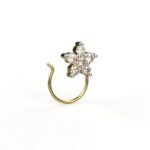 Avarta 18k Yellow Gold Certified Diamond Charismatic Nosepin For Girls & Women