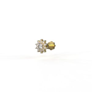Avarta Jewellery Sparkle Flora Diamond Nose Stud