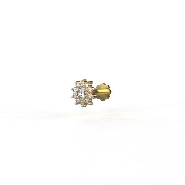 Avarta Jewellery Sparkle Flora Diamond Nose Stud