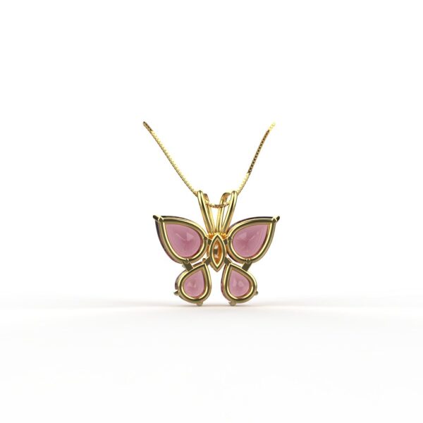 Avarta Jewellery 18k Gold & Certified Diamonds Natural Ruby Pendant For Girls & Women - Image 4
