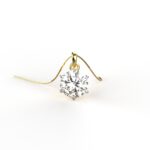 Avarta Jewellery 18k Gold 1.50 Carat Moissanite Solitaire Pendant