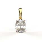 Avarta Jewellery 2 Carat Oval Lab Diamond Solitaire Pendant