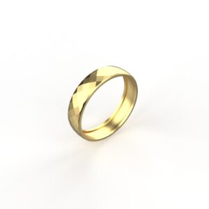 Avarta 18k Gold Faceted Ring