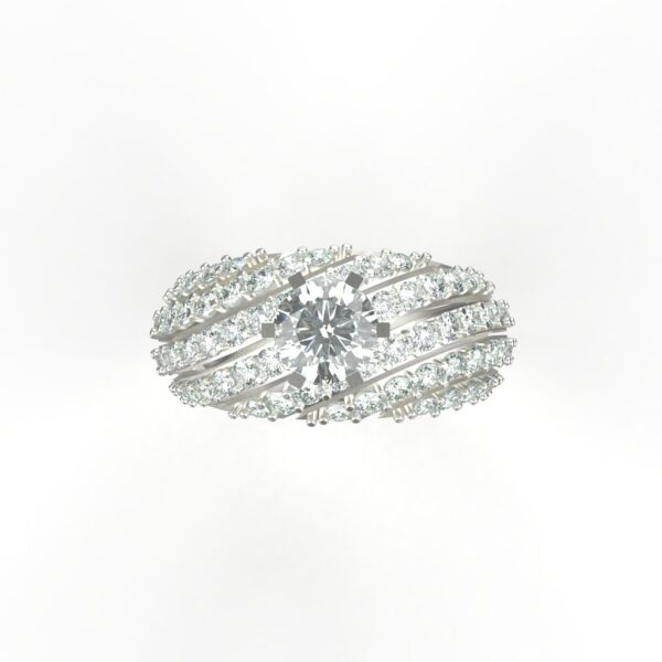 Avarta Jewellery Sterling Silver 0.50 Carat Solitaire Ring For Girls & Women - Image 3