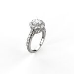 Avarta Jewellery Sterling Silver Solitaire of 1.50 Carat Wedding Ring