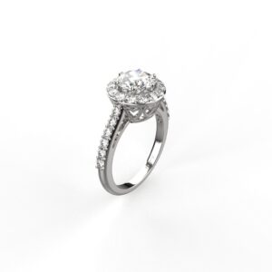 Avarta Jewellery Sterling Silver Solitaire of 1.50 Carat Wedding Ring
