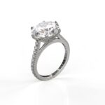 Best Selling Avarta Jewellery 3.80 Carat Silver Solitaire Ring for Girls & Women – Eco-Friendly Diamond Jewelry