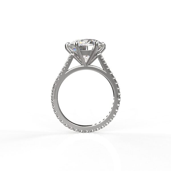 Avarta Jewellery Sterling Silver 3.80 Carat Solitaire Ring For Girls & Women - Image 6