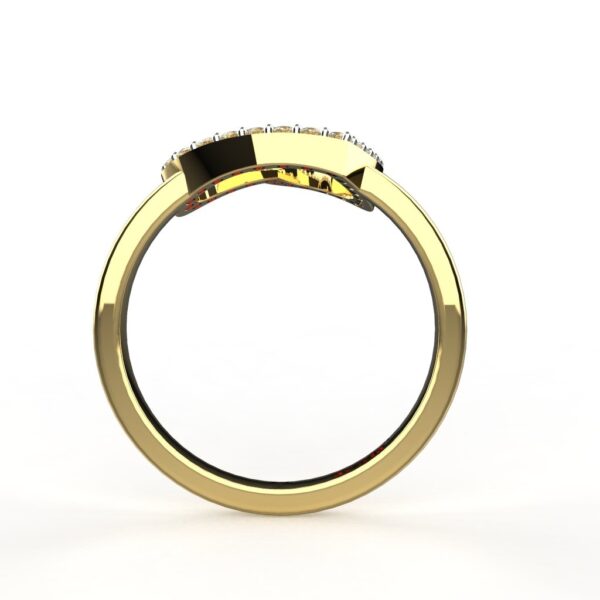 Avarta 18k Symbol of Love Diamond Ring - Image 4