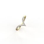 Avarta Jewellery 18K Hallmarked Gold Moissanite Stackable Eternity Ring For Women & Girls