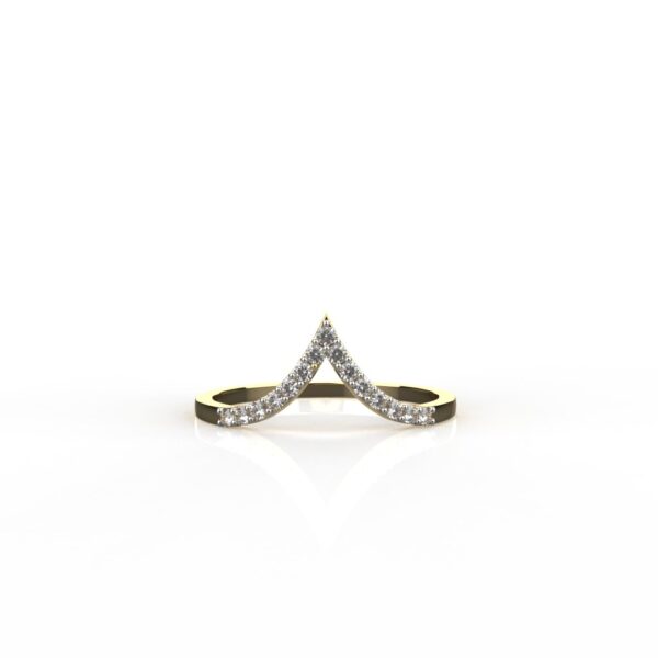 Avarta Jewellery 18K Gold Diamond Stackable Eternity Ring - Image 2