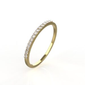 Avarta 18K Gold Stackable Band For Girls & Women