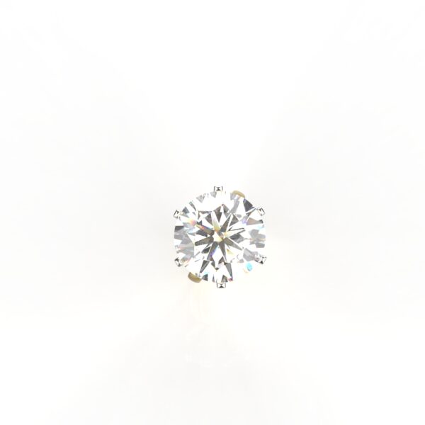 Avarta Jewellery Gold 10 Carat Moissanite Solitaire Ring - Image 7