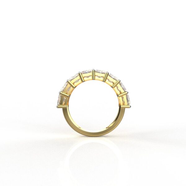 Avarta Jewellery 18k Gold 5 Carat Moissanite Eternity Ring - Image 3