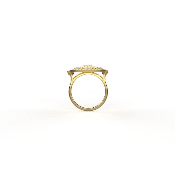 Avarta Jewellery 14k Gold Moissanite Cocktail Ring - Image 3