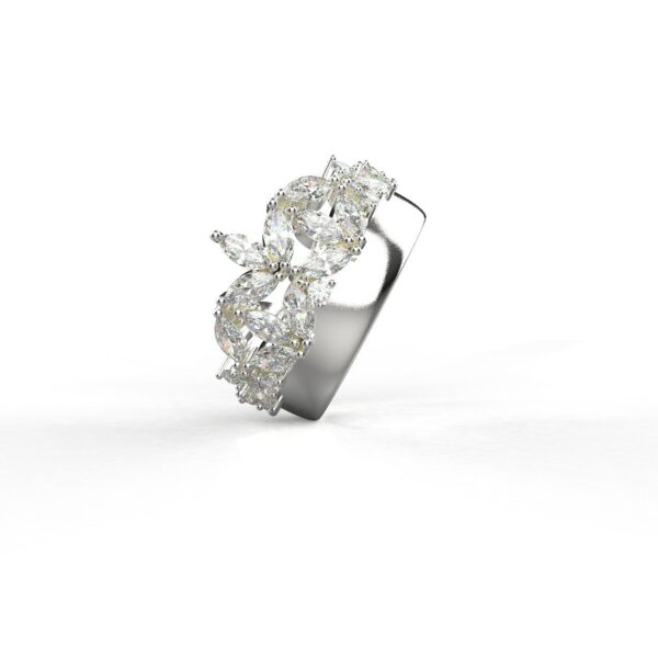 Avarta Jewellery Sterling Silver Crown Ring - Image 3