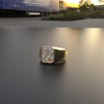 Avarta Jewellery Sterling 925 Silver 2 Carat Solitaire Ring for Men
