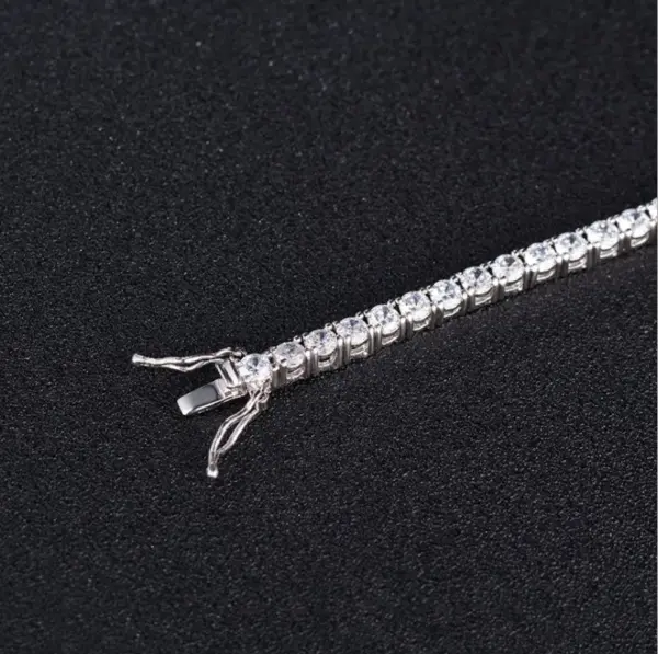 Avarta Jewellery 92.5 Sterling Silver 50 Cents Each Tennis Bracelet for Girls & Women - Image 4