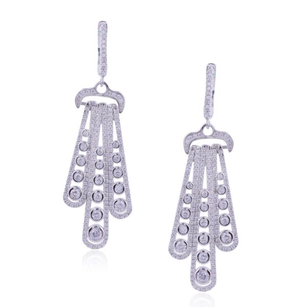 Avarta Jewellery Sterling Silver Dangling Pendant Set With Chain - Image 3
