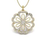Avarta Jewellery Classic Flower Lab Grown Diamond Pendant