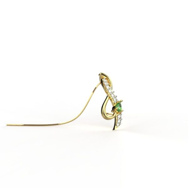 Avarta 18k Gold Dazzling Pendant For Girls & Women - Image 3