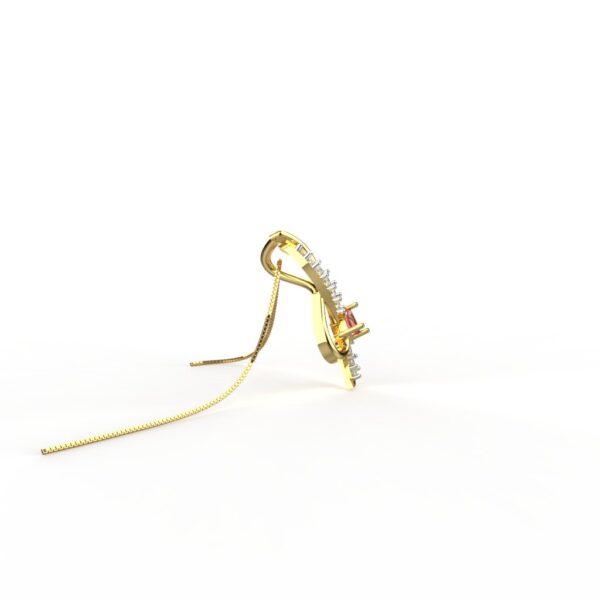 Avarta Jewellery 18k Gold Dazzling Pendant For Girls & Women - Image 2