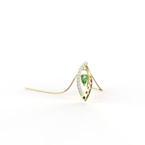 Avarta Jewellery 18k Gold Entice Pendant For Girls & Women