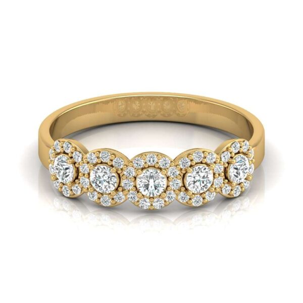 Avarta Jewellery 18K Gold Glim Diamond Ring - Image 2