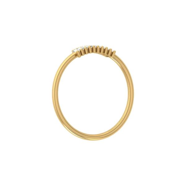 Avarta Jewellery 18K Gold Baguette Diamond Ring - Image 3