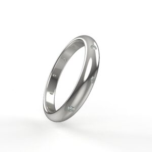 Avarta Jewellery 18k White Gold Unisex Diamond Challa