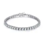 Avarta Jewellery 92.5 Sterling Silver 50 Cents Each Tennis Bracelet for Girls & Women