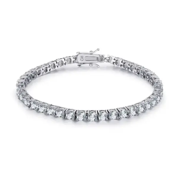 Avarta Jewellery 92.5 Sterling Silver 50 Cents Each Tennis Bracelet for Girls & Women